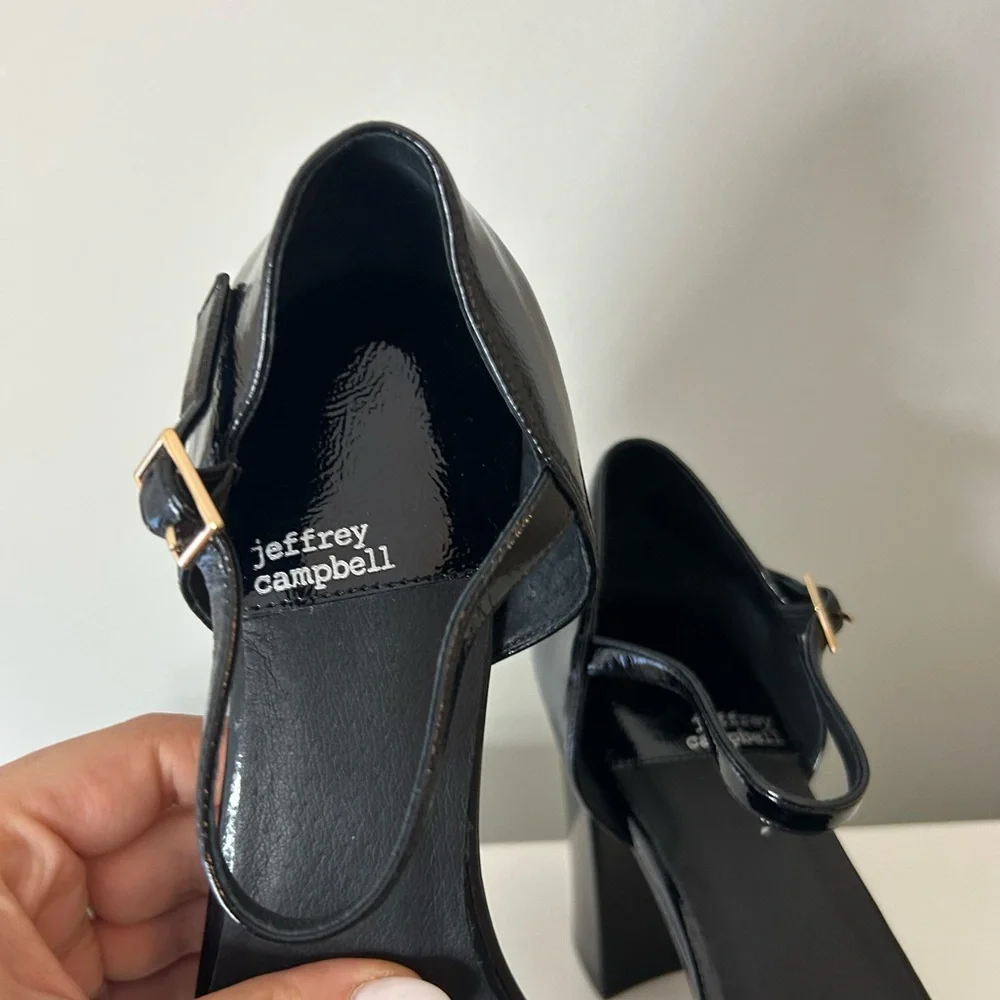 Jeffrey Campbell Jeffrey Women's Clever Platform High Block Heel Sandals